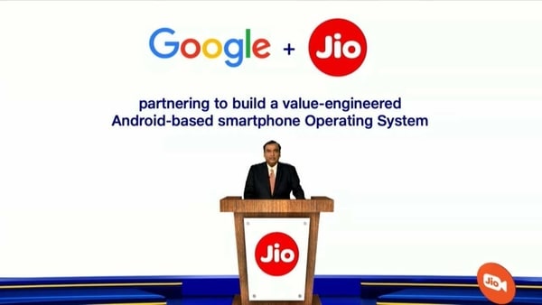 Jio and Google partnership.