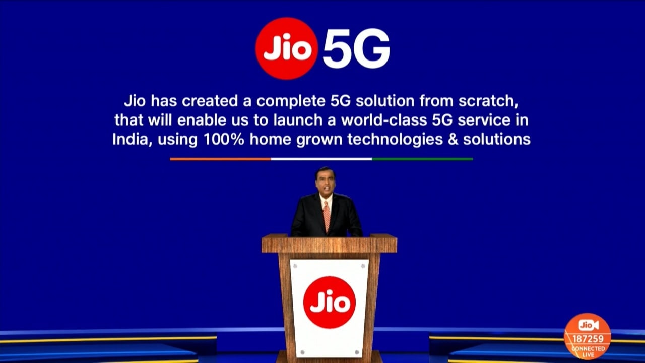 Jio 5G ready. Jio 5G ready.
