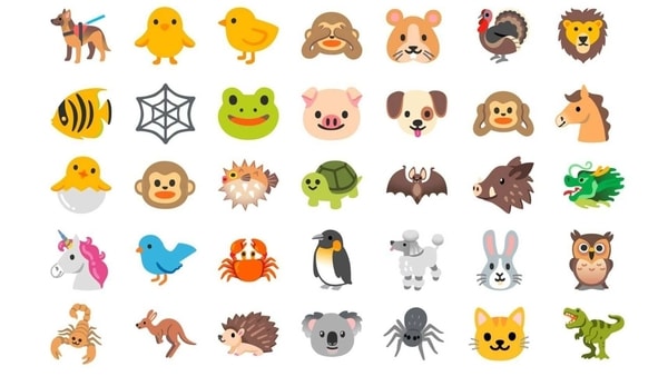 Animals will look more realistic on Android 11's emoji. 