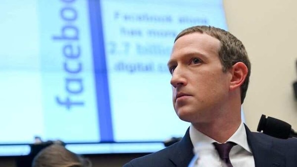 Facebook Chairman and CEO Mark Zuckerberg testifies at a House Financial Services Committee hearing in Washington, U.S.