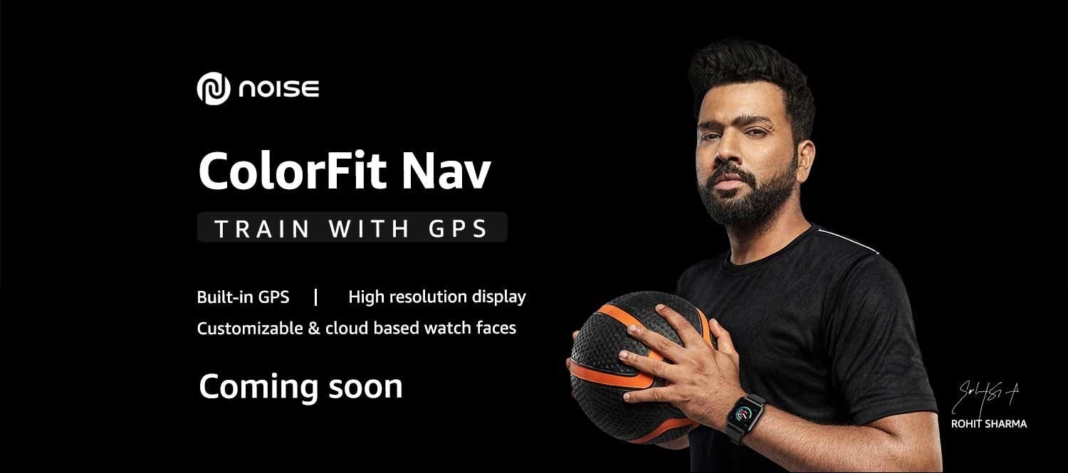 Noise teases the new Colorfit Nav on Amazon smartwatch to launch