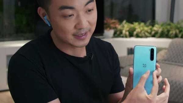 Carl Pei with the OnePlus Nord