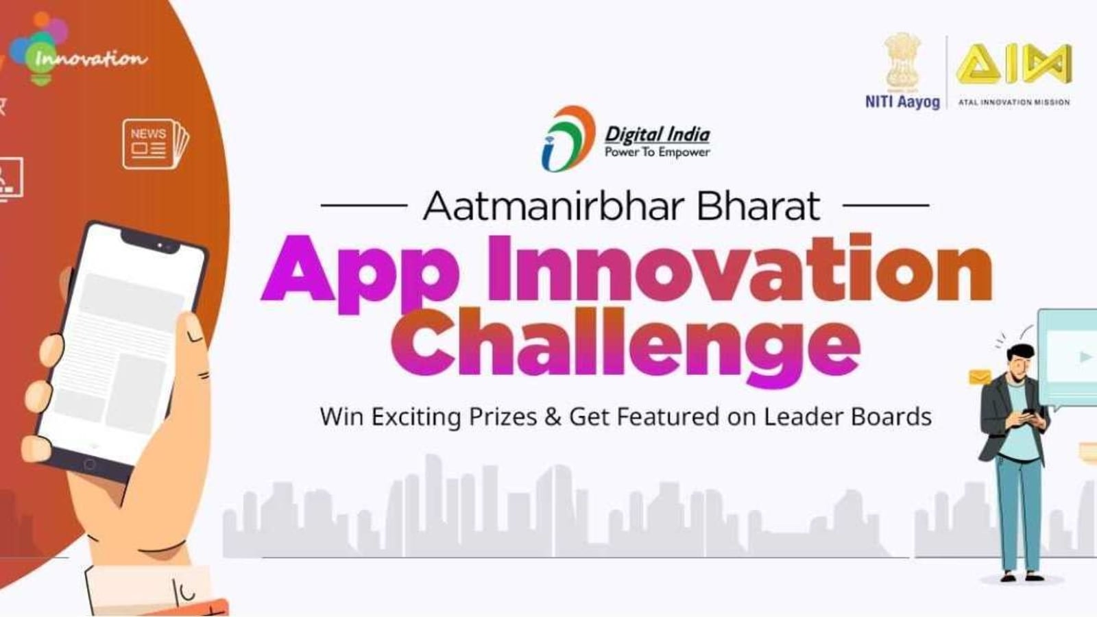 Digital India AatmaNirbhar Bharat App Innovation Challenge receives ...