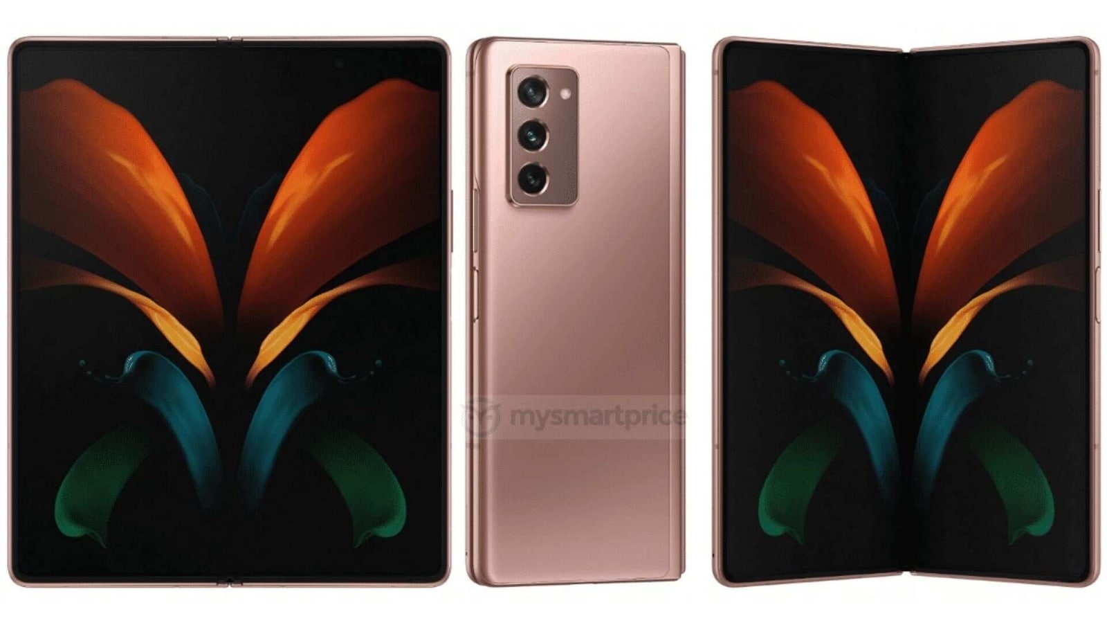 Samsung Galaxy Z Fold 2 renders. 