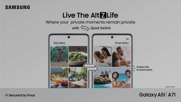 With AltZLife, Samsung smartphone users can now switch quickly between a normal mode and a private mode by just double clicking on the power key.