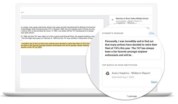 Better plagiarism check. Better plagiarism check.
