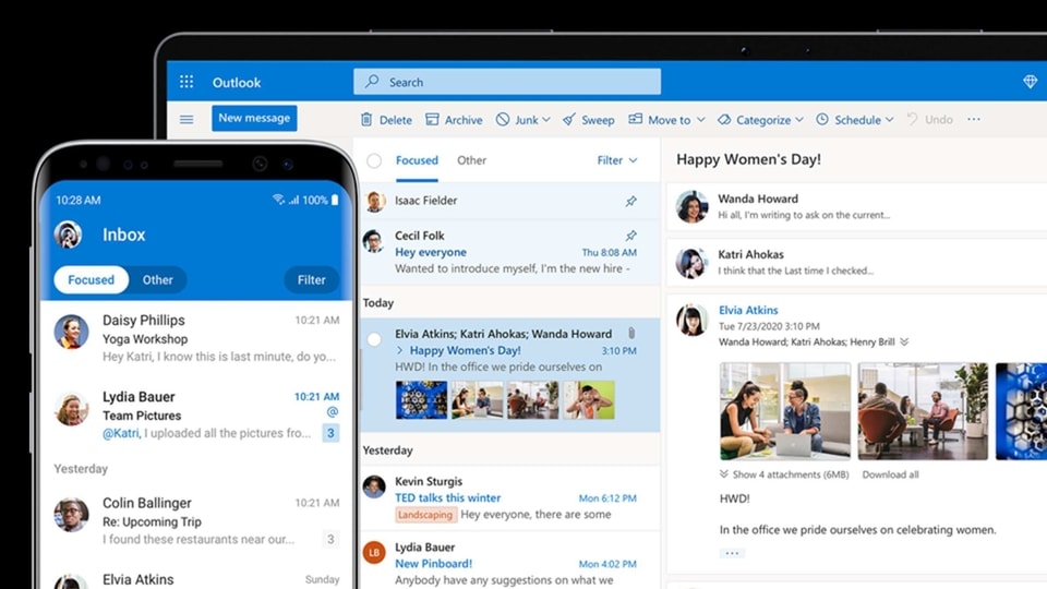 Microsoft Outlook For Android Gets Play My Email Feature Limited To Us For Now