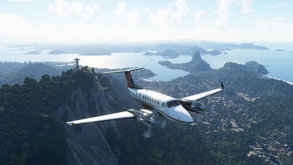 On the Microsoft Flight Simulator, you can become a pilot and fly to anywhere in the world over realistic sights.