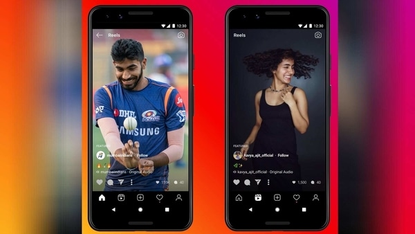 Instagram Reels tab in India.