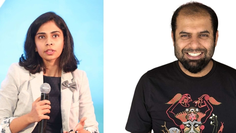 Ms. Saumya and Mr Paavan, co-founders of WinZO Games.