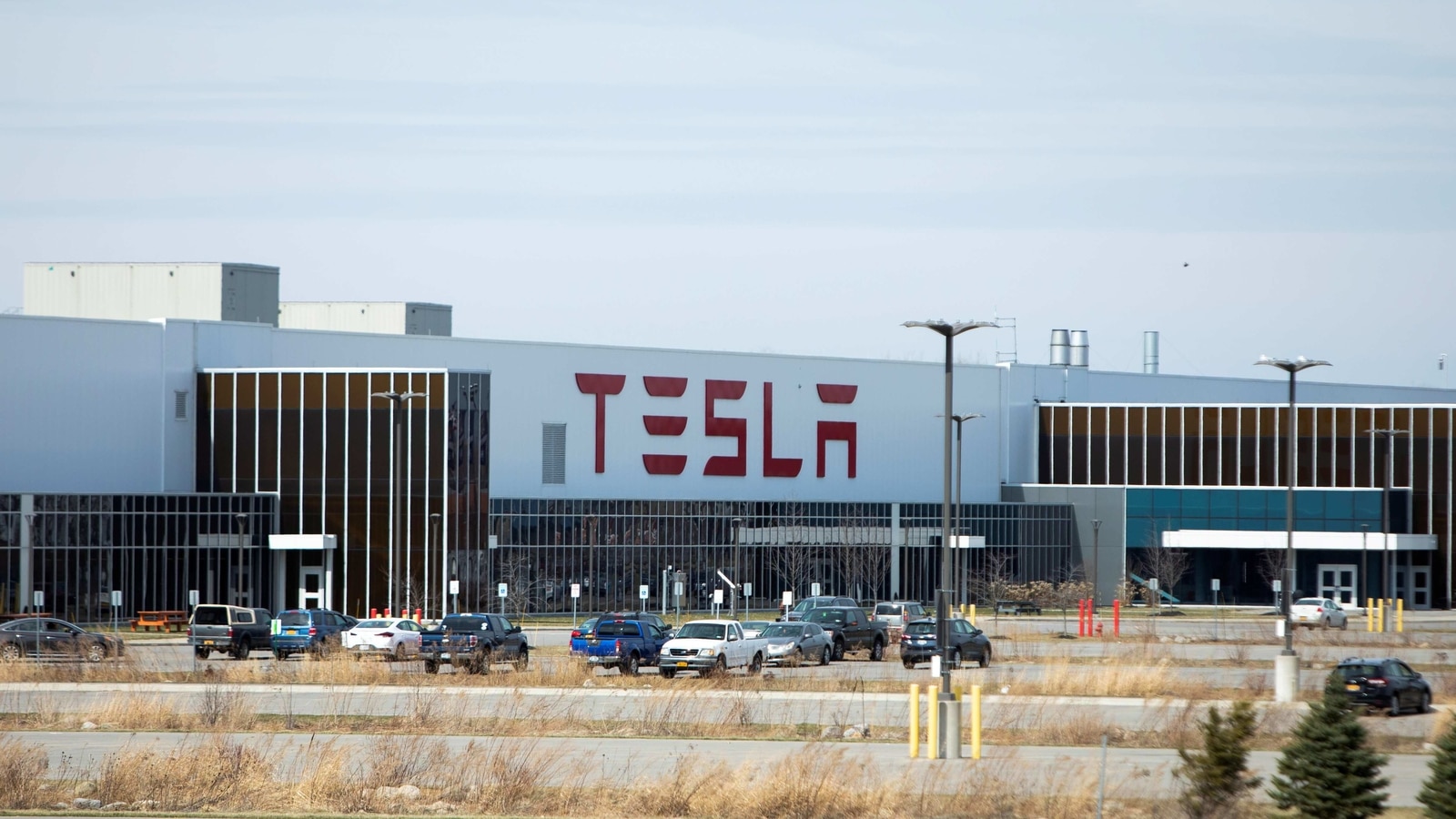 Tesla Inc. Gigafactory 2, which is also known as RiverBend, is pictured during the spread of coronavirus disease (COVID-19), in Buffalo, New York, U.S., March 26, 2020.