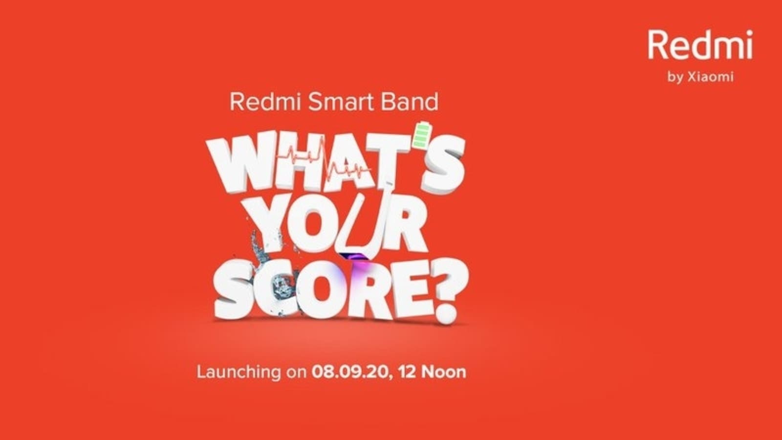 Redmi Smart Band India launch.