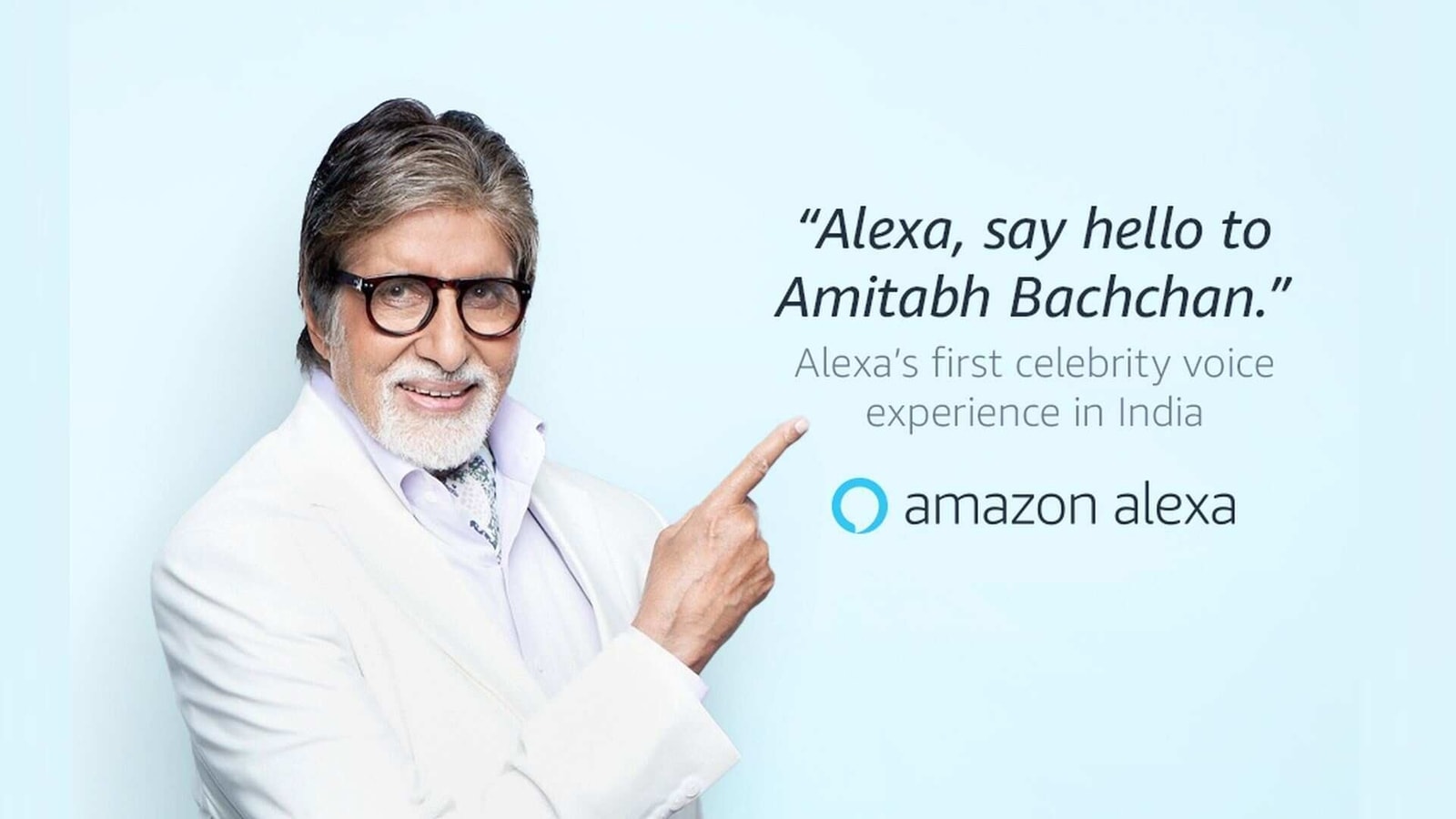 Alexa says hello to Amitabh Bachchan, first celebrity voice in India