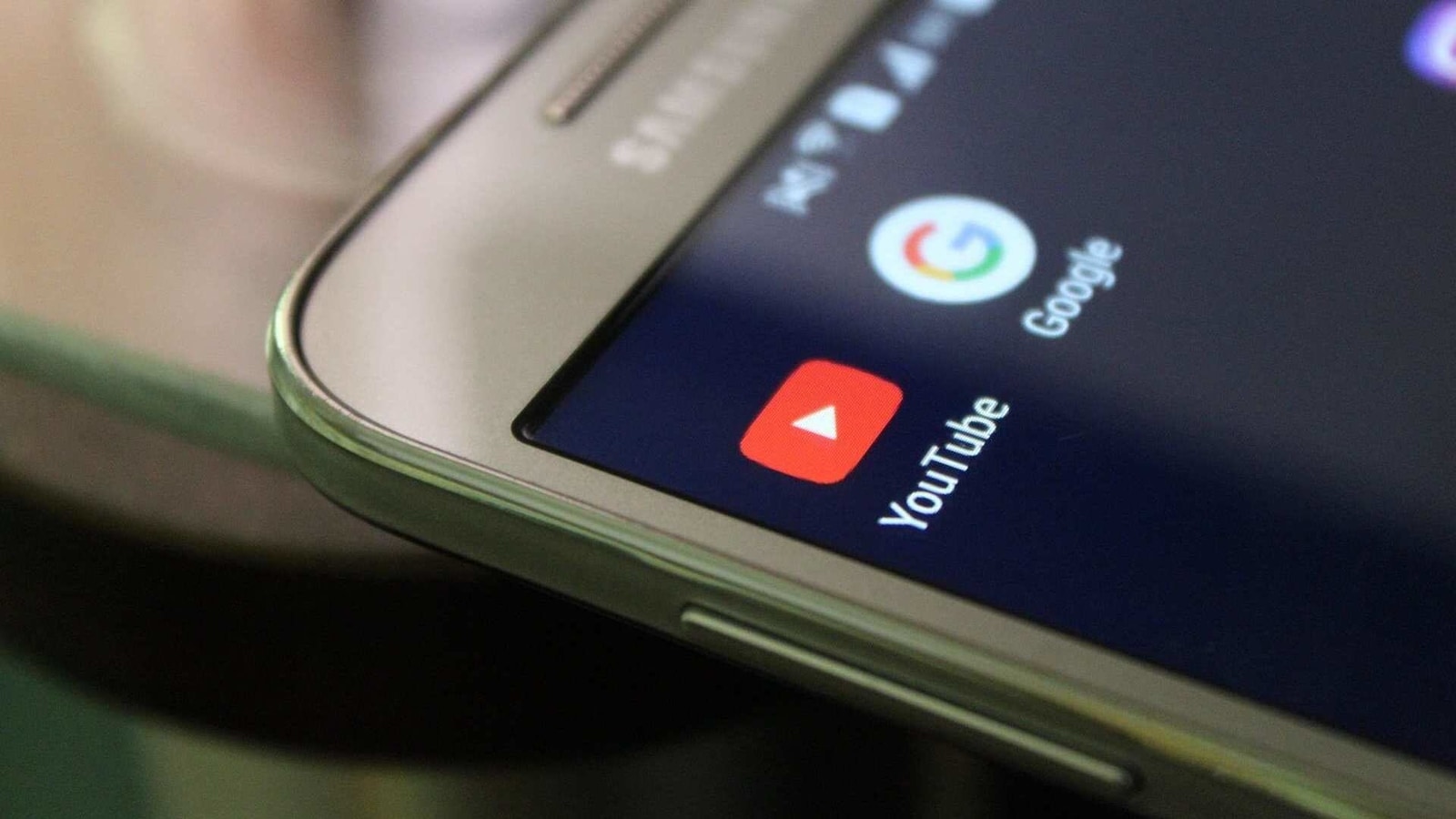 YouTube app icon. YouTube app icon.