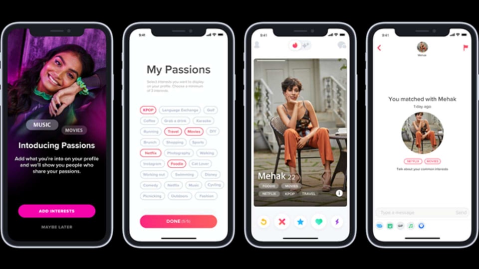 Tinder introduces Passions: What is it and how do you use it?