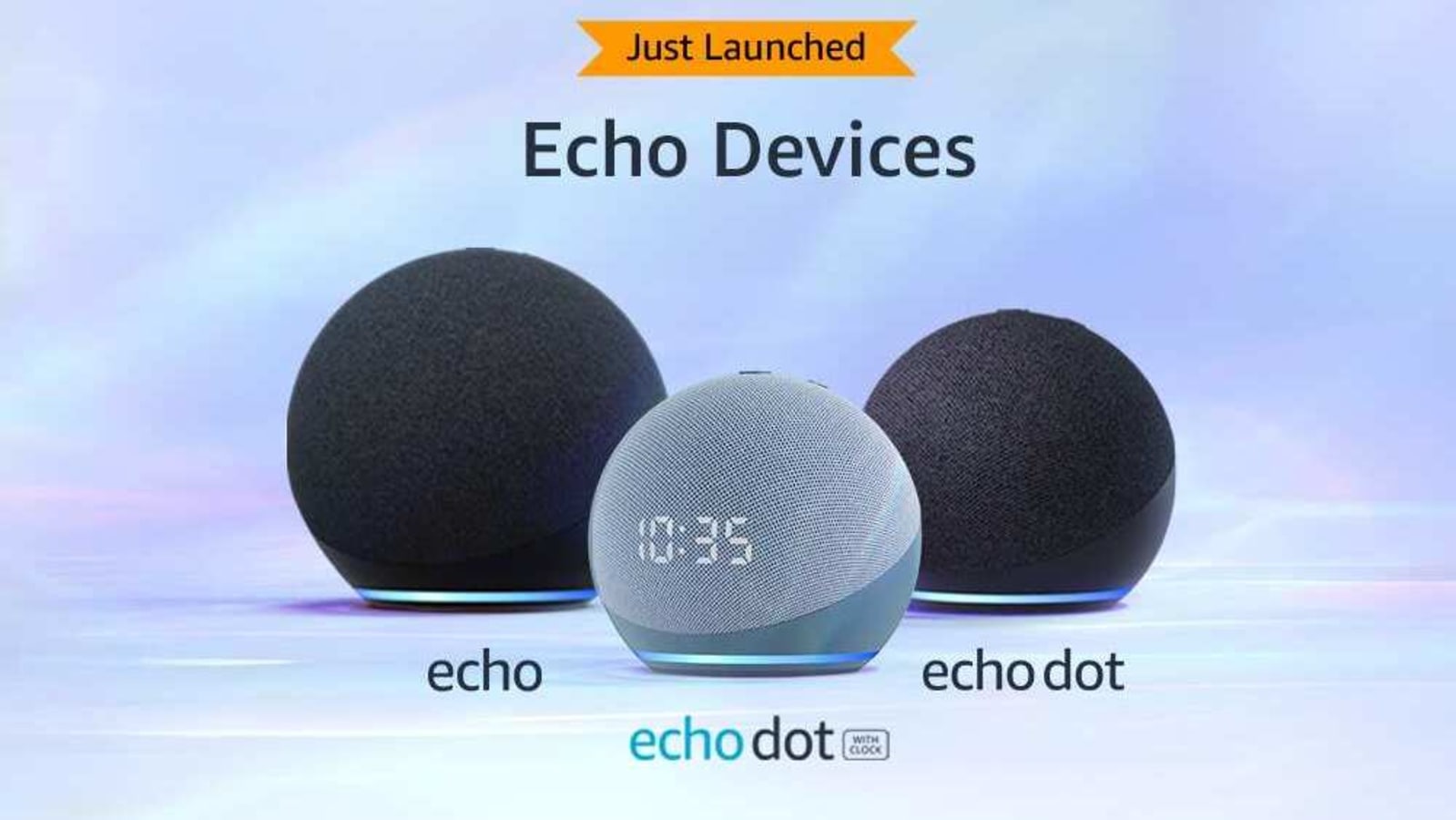 Amazon Echo smart speakers