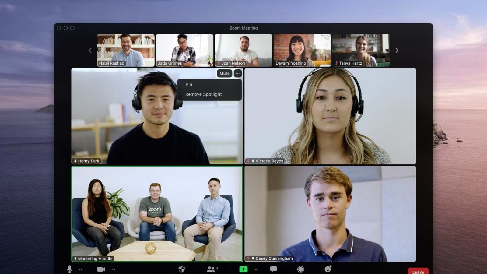 zoom conferencing app