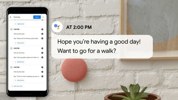 Google Assistant's new routine.