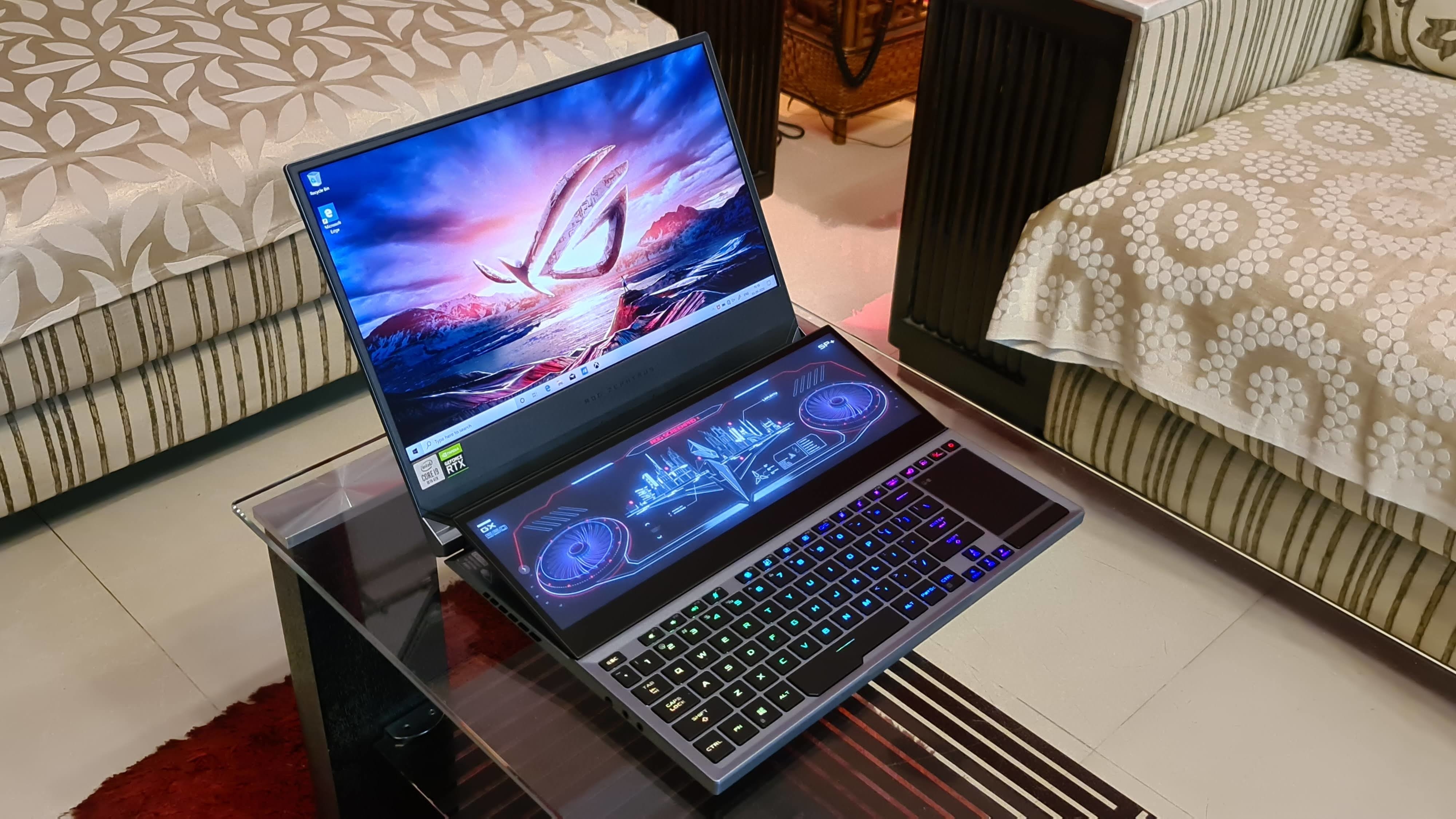 There’s a 15-inch screen that comes in FHD resolution and 300Hz refresh rate. There’s a 4K (UHD) variant as well that supports 100% Adobe RGB colour space. In addition, the laptop has 3ms grey-to-grey response time for minimal ghosting in addition to Nvidia G-Sync. There’s a 15-inch screen that comes in FHD resolution and 300Hz refresh rate. There’s a 4K (UHD) variant as well that supports 100% Adobe RGB colour space. In addition, the laptop has 3ms grey-to-grey response time for minimal ghosting in addition to Nvidia G-Sync.