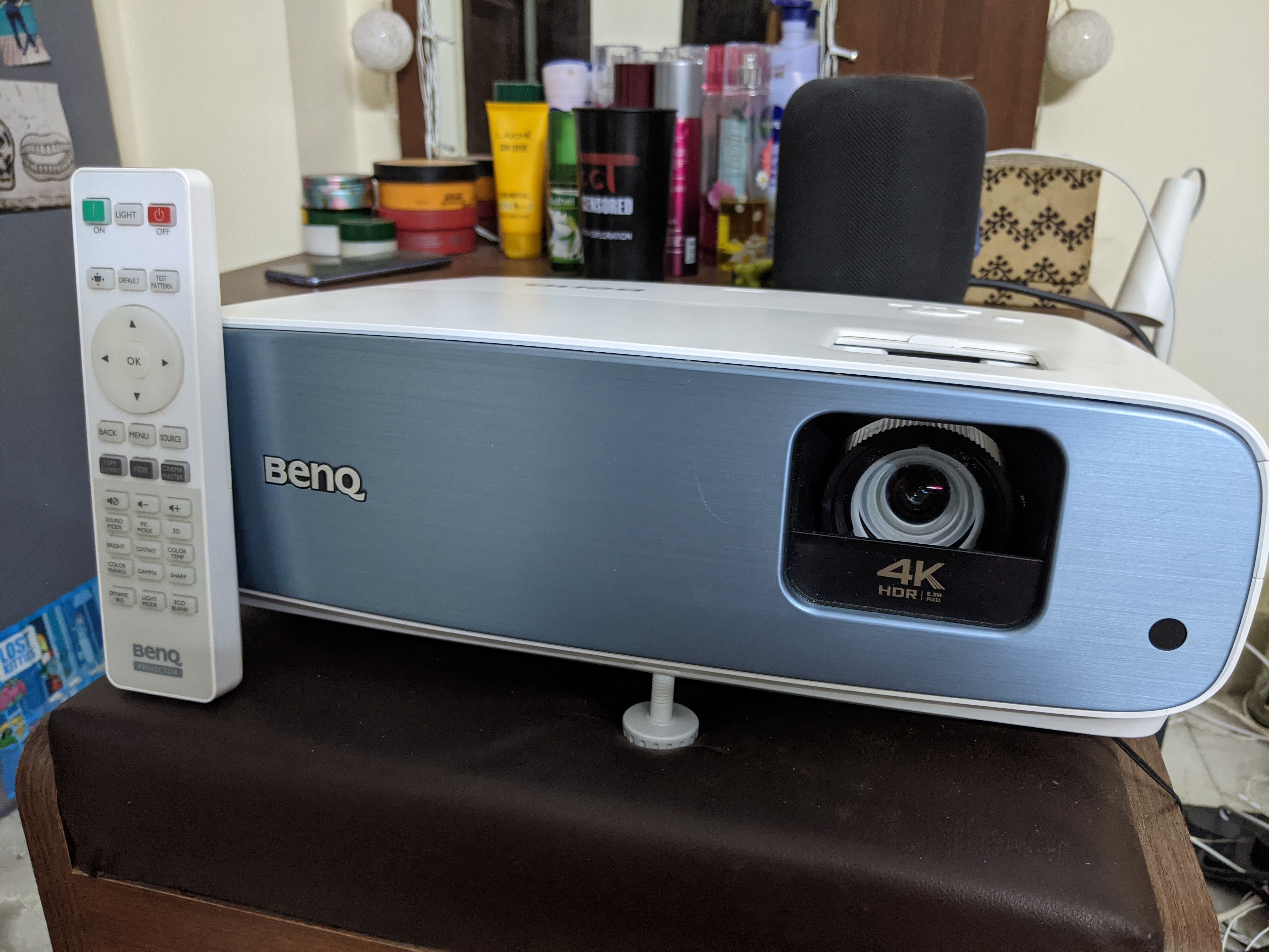 If you want a big screen, like 100-inches big, and don’t want to spend tens of lakhs behind a TV that can give you screen sizes like this or somewhere close to this, a projector like the BenQ TK850 makes sense. If you want a big screen, like 100-inches big, and don’t want to spend tens of lakhs behind a TV that can give you screen sizes like this or somewhere close to this, a projector like the BenQ TK850 makes sense.