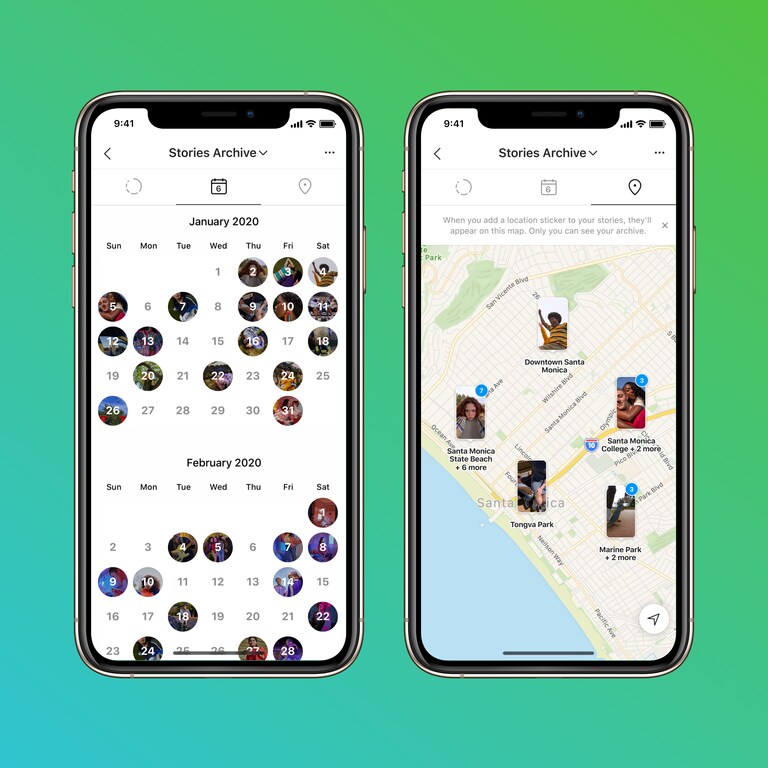 The new Stories Map. 
