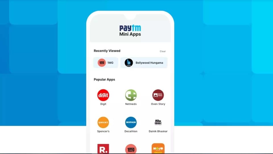 Paytm launches Mini App store