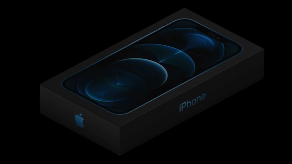 Apple iPhone 12 Pro retail box.