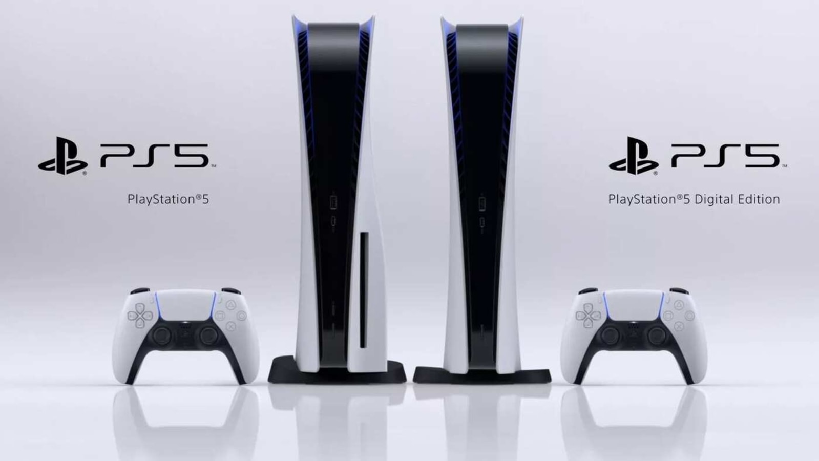 The PS5 and the PS5 Digital Edition. The PS5 and the PS5 Digital Edition.