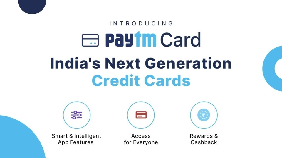 Paytm credit card.