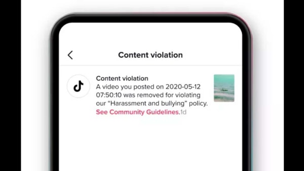 TikTok has announced that they will be explaining why the video was removed by stating the exact policy it has violated