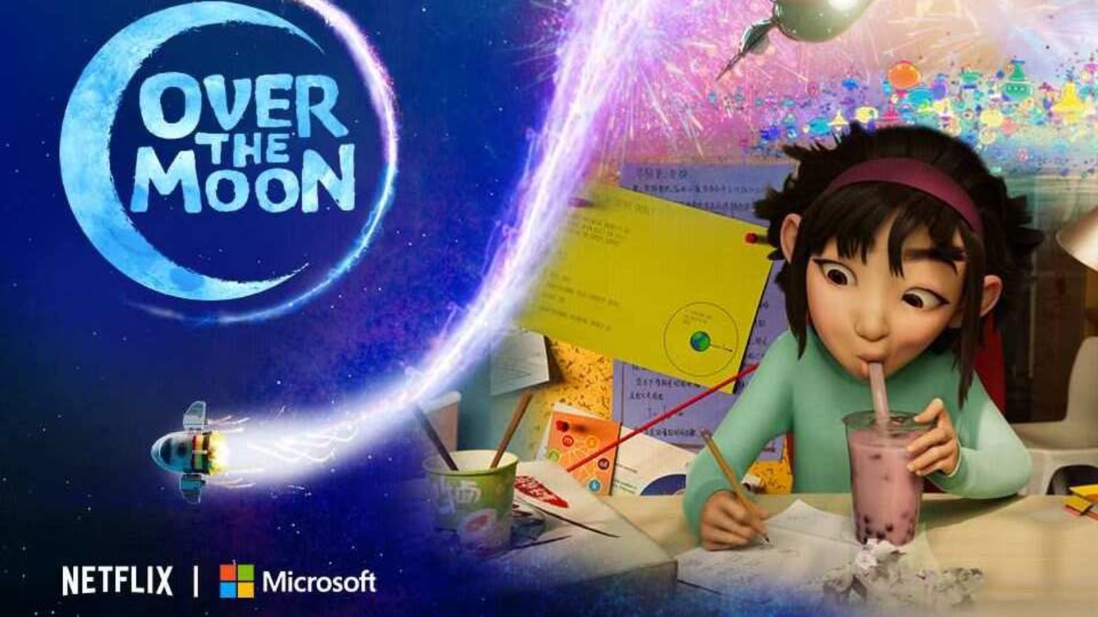 The new Explore Space with “Over the Moon” learning path comes in three parts