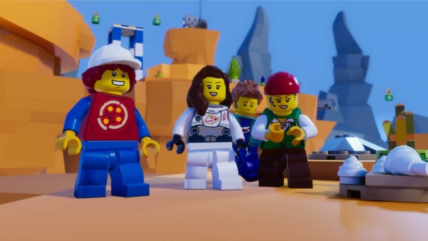 Once your virtual world is ready, you can let Lego minifigures loose to run around and navigate through obstacles in your new world.
