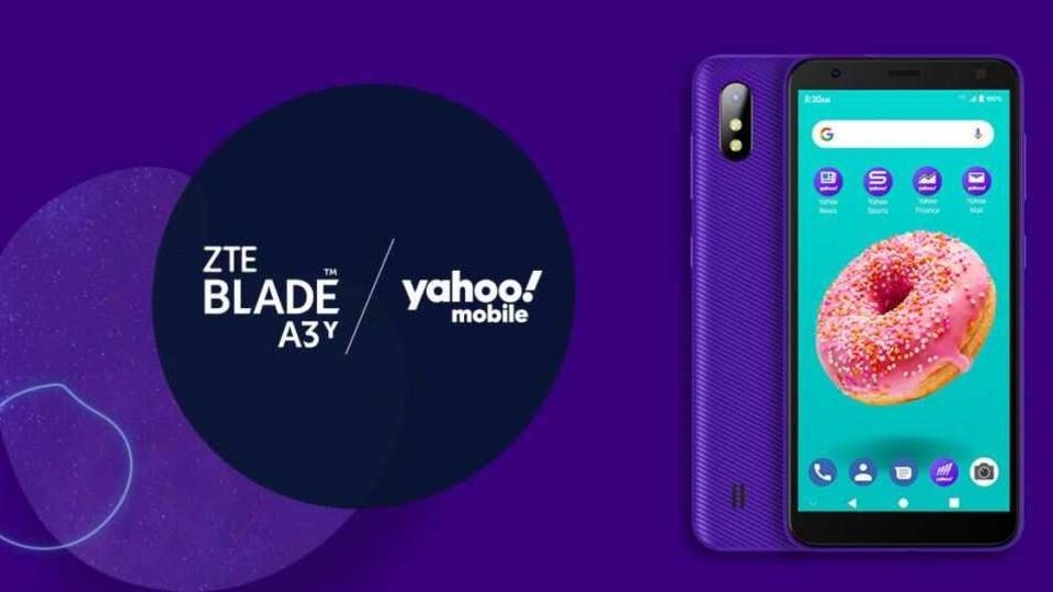 The ZTE Blade A3Y is Yahoo Mobile’s first-ever exclusive access smartphone.