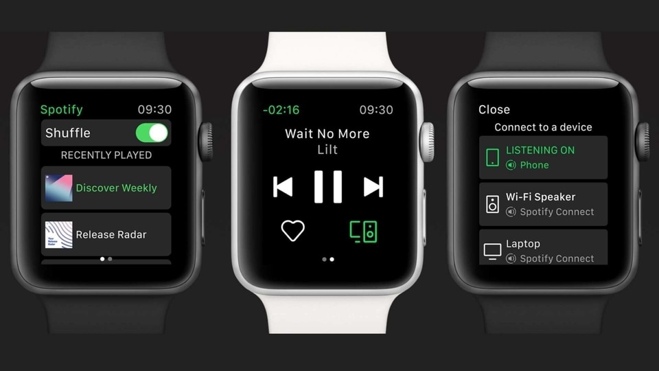 Spotiy on Apple Watch
