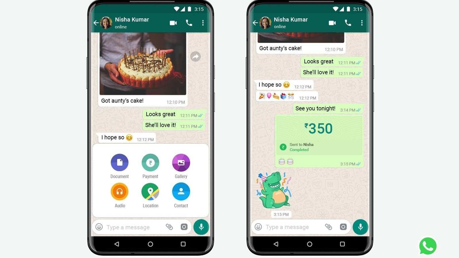 WhatsApp Pay is available on the latest Android and iOS versions of its app. WhatsApp Pay is available on the latest Android and iOS versions of its app.