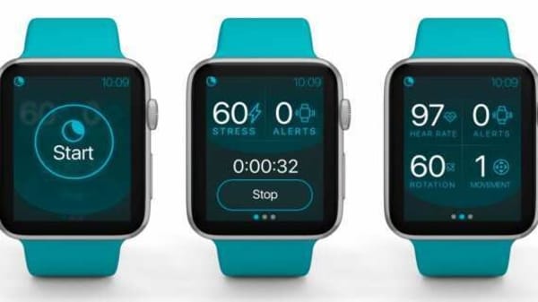 The NightWare app uses smartwatch motion sensors and heart rate data to detect if you are having a nightmare and makes the Apple Watch vibrate in response.