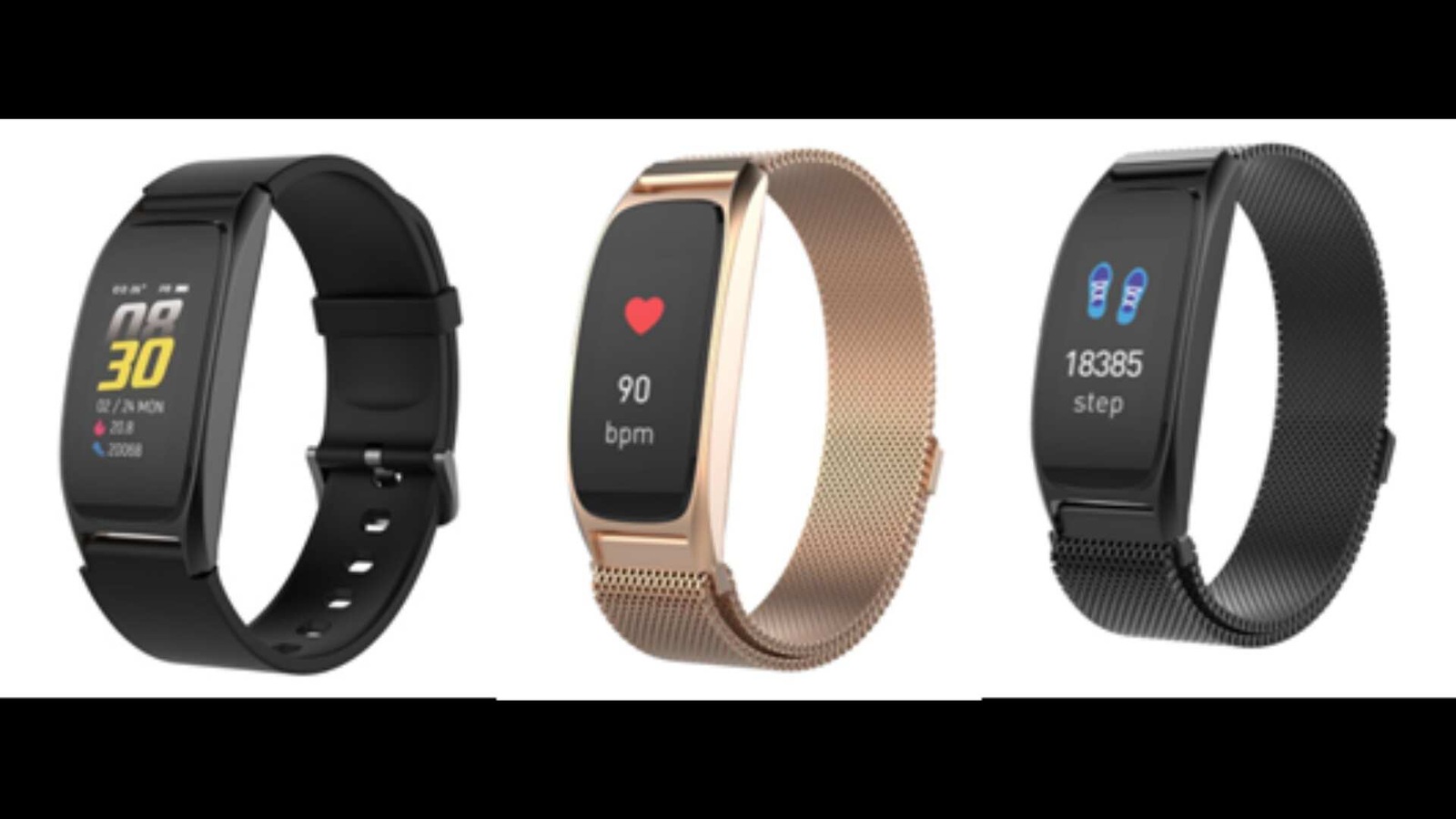 The Timex fitness band comes equipped with intelligent features like a 2.4-cm colored full touch display, five-day battery back-up, activity tracking, music control, heart rate monitor and notification alert. The Timex fitness band comes equipped with intelligent features like a 2.4-cm colored full touch display, five-day battery back-up, activity tracking, music control, heart rate monitor and notification alert.