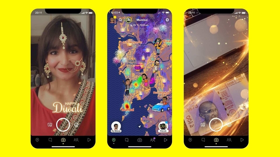 Snapchat Diwali lens
