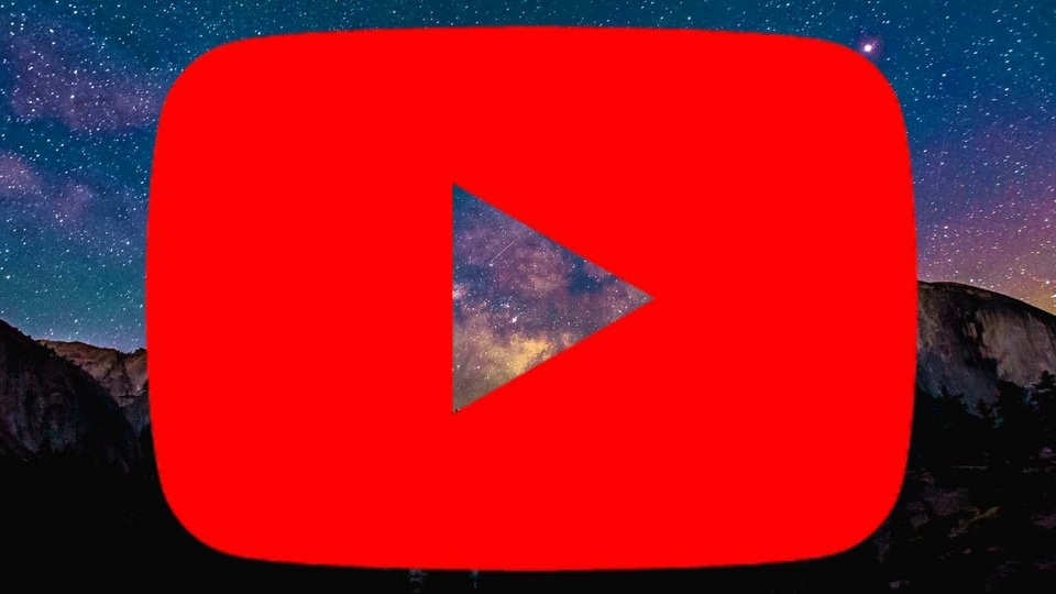 YouTube logo.