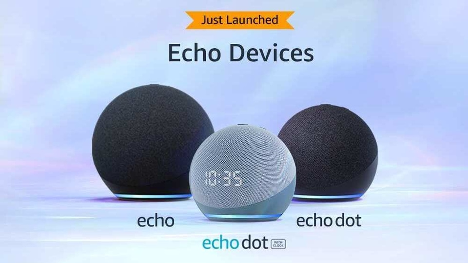 Amazon Echo smart speakers