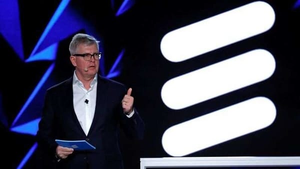 Ericsson Chief Executive Officer Borje Ekholm holds a news conference during the Mobile World Congress in Barcelona, Spain February 26, 2018. REUTERS/Yves Herman/File Photo