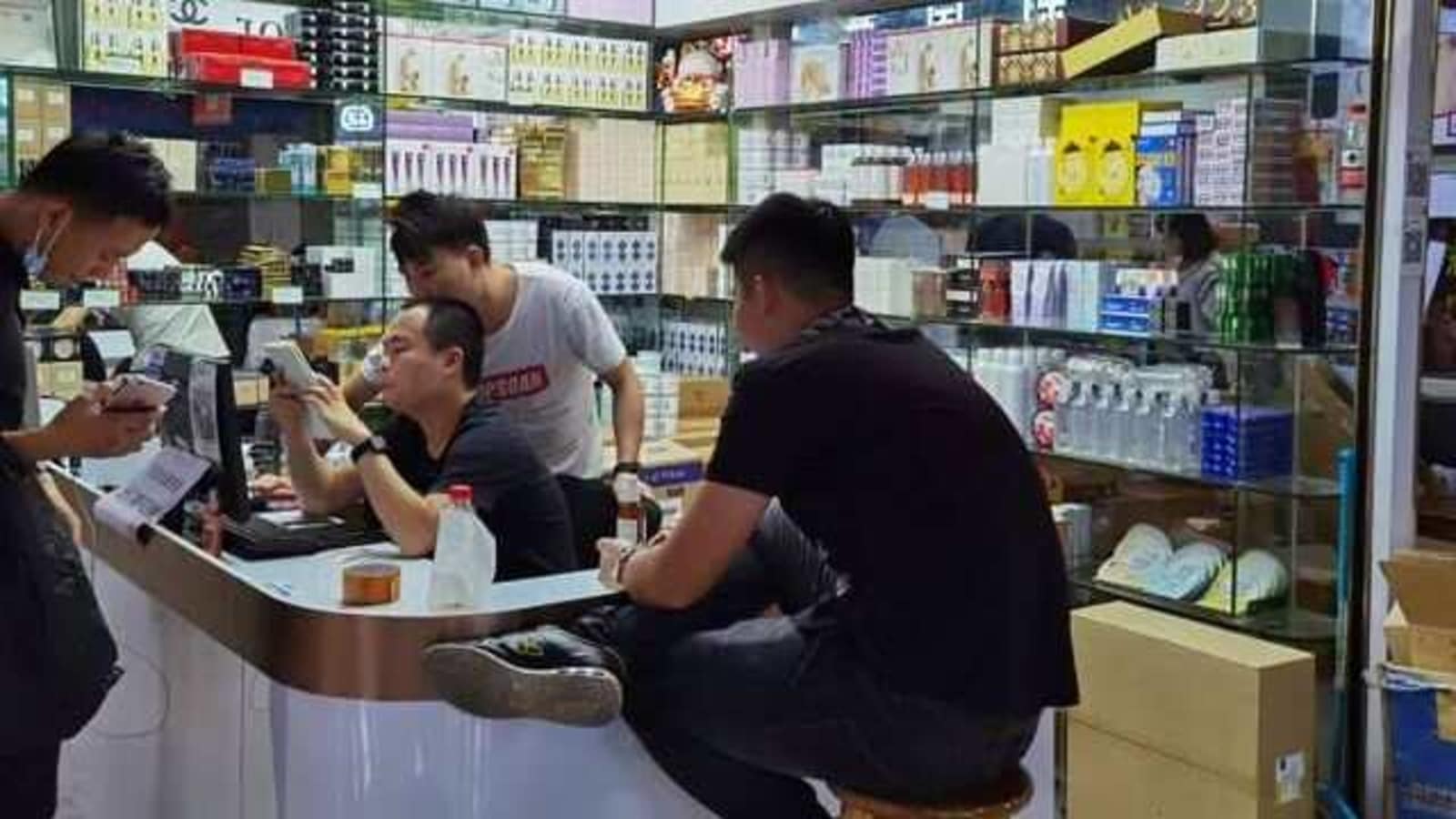 Some buyers at the market purchase items in small batches to sell on Chinese e-commerce sites such as Alibaba's Taobao.