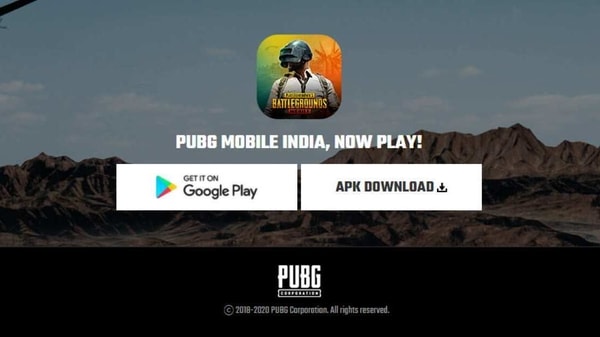 Many PUBG fans reported spotting the PUBG Mobile India APK download link on the PUBG Mobile India website. The link had two buttons - one labelled Google Play Store and the other a direct APK file download.