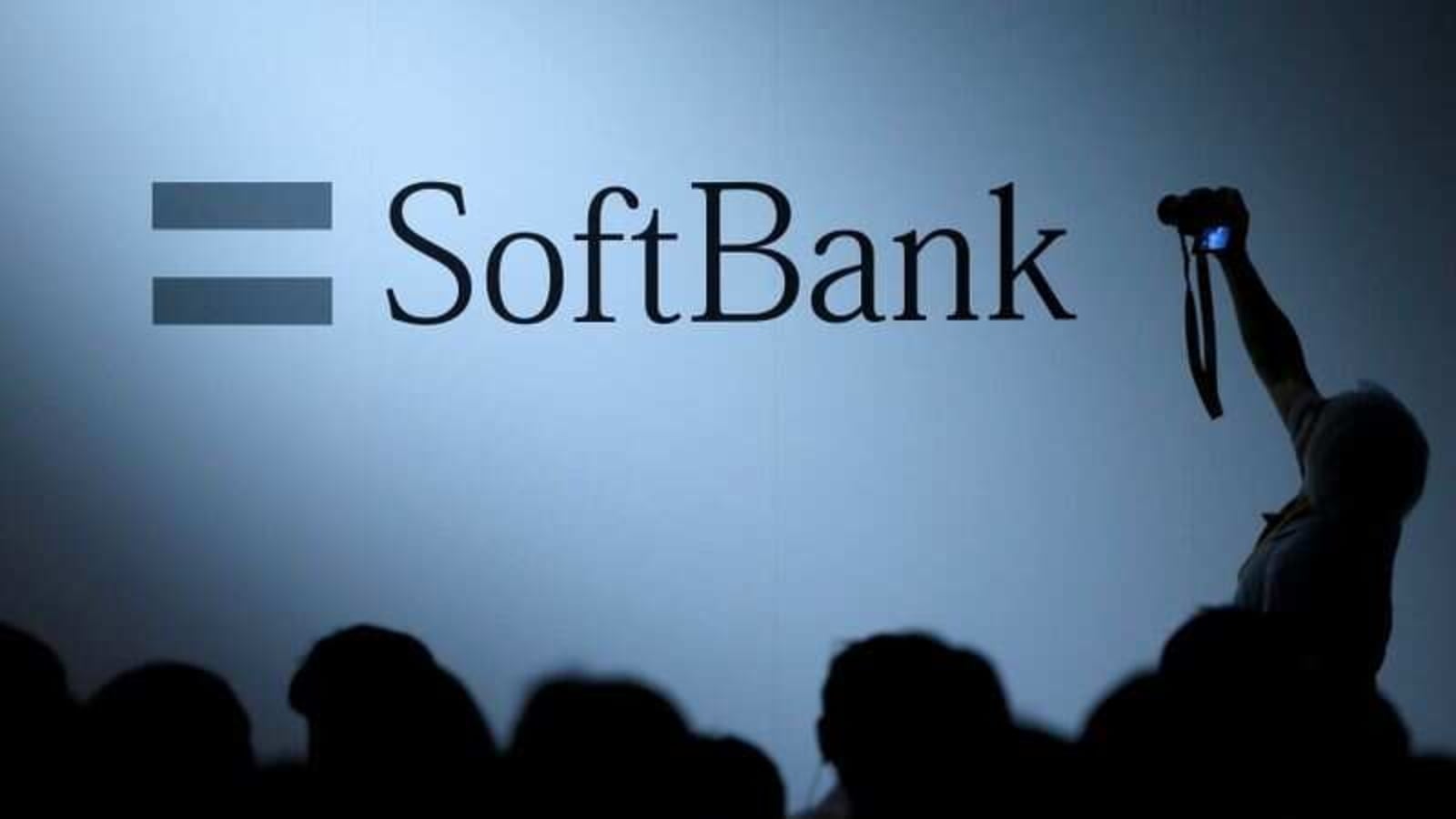 FILE PHOTO: The logo of SoftBank Group Corp is displayed at SoftBank World 2017 conference in Tokyo, Japan, July 20, 2017. REUTERS/Issei Kato