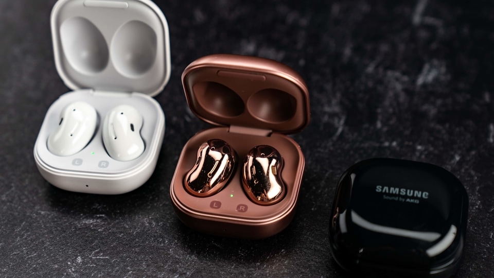 Samsung rose gold discount earphones