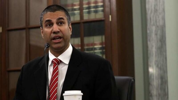 Ajit Pai, Chairman, Federal Communications Commission testifies during an oversight hearing held by the U.S. Senate Commerce, Science, and Transportation Committee to examine the Federal Communications Commission (FCC), in Washington, U.S. June 24, 2020.   Alex Wong/Pool via REUTERS/Files