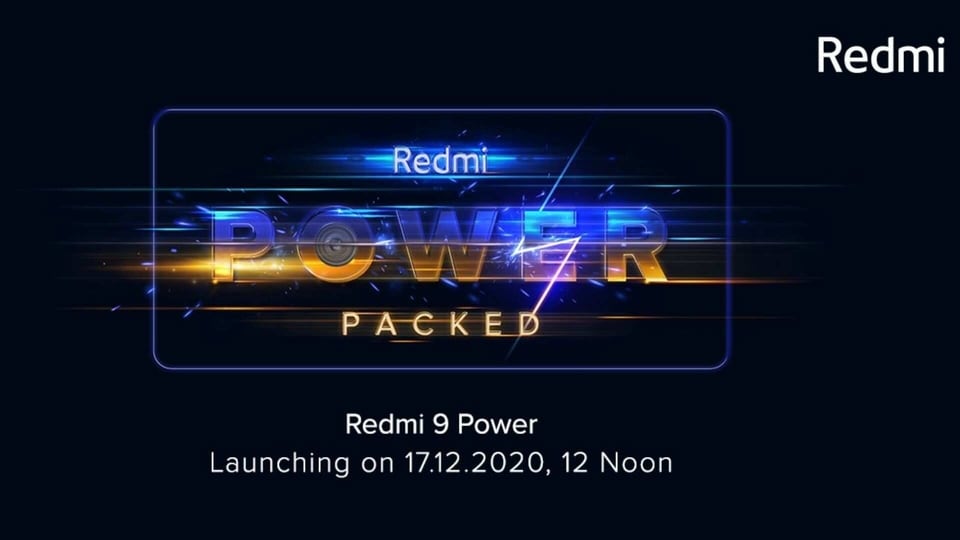 Redmi 9 Power India launch