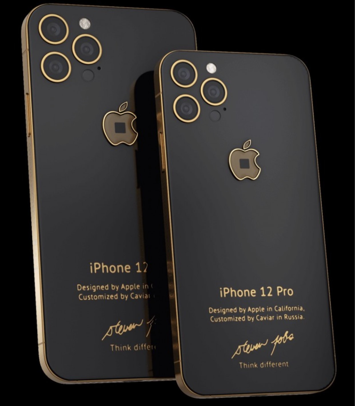These limited edition custom iPhone 12 Pros pay a homage to Steve Jobs ...