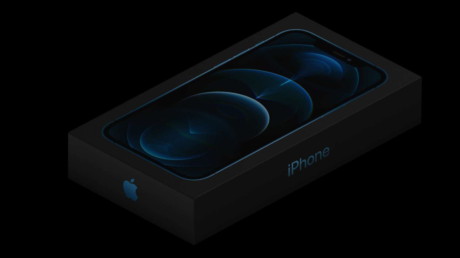 Apple iPhone 12 Pro retail box.