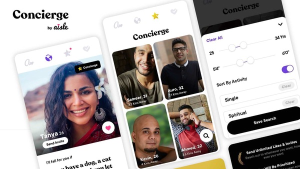 Aisle Concierge users also get a badge that makes them stand out from the rest of the profiles.
